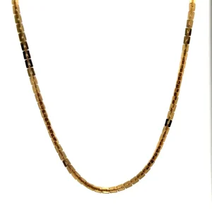 CORRENTE ELO FECHADO INOX GOLD 60cm/ 2,5mm