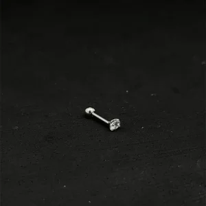 PIERCING PONTO DE LUZ PARA TRAGUS DE PRATA