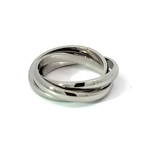 ANEL ENTRELAÇADO INOX