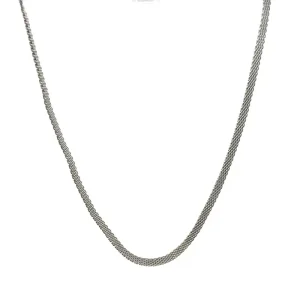 CORRENTE CHOKER ESTEIRA INOX 35cm + 5cm Ext/3mm