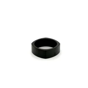 ANEL LISO MASCULINO INOX BLACK
