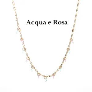 GARGANTILHA CHOKER CRISTAIS COLORIDOS FOLHEADO 35cm + 5cm Ext