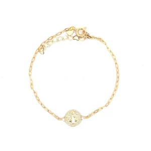 PULSEIRA SÃO BENTO FOLHEADO 18cm + 3cm Ext