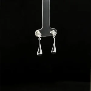 BRINCO PENDURICALHO GOTA DE PRATA 6,2mm