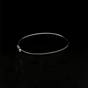 PULSEIRA PERFIL QUADRADO DE PRATA DIAMETRO 54x68mm