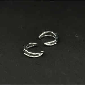 PAR DE PIERCING FAKE LISO DE PRATA