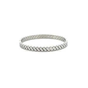 PULSEIRA BRACELETE VAZADO INOX