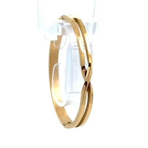 PULSEIRA BRACELETE INOX GOLD