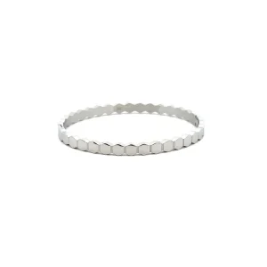 PULSEIRA BRACELETE HEXAGONO INOX
