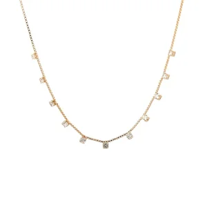 GARGANTILHA CHOKER PONTOS DE LUZ FOLHEADO 35cm + 10cm Ext