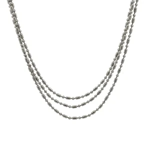 CORRENTE PINO 3 PEÇAS INOX 45cm