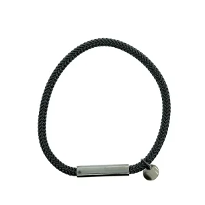 PULSEIRA FECHO IMÃ MASCULINA BLACK INOX