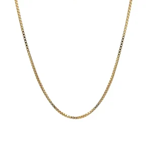 CORRENTE VENEZIANA INOX GOLD 45cm/1mm