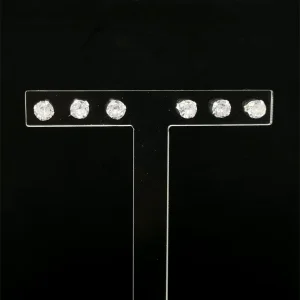TRIO DE BRINCOS ZIRCONIAS DE PRATA 6mm