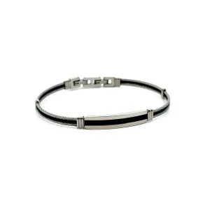 PULSEIRA BRACELETE MASCULINO INOX (2 EM 1 OPÇOES DE TAMANHO)
