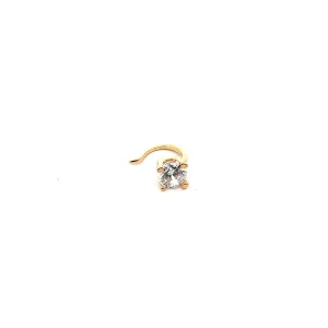 PIERCING FAKE PONTO DE LUZ FOLHEADO 7mm