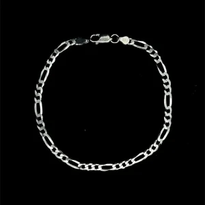PULSEIRA GRUMET 3X1 DE PRATA 21cm/3,8mm