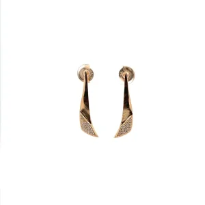 BRINCO FILETE CRAVEJADO FOLHEADO 7,3mm