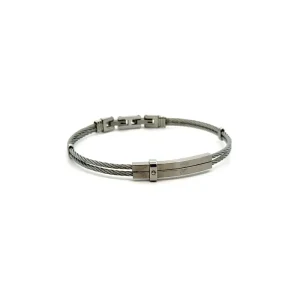 PULSEIRA BRACELETE MASCULINO INOX (2 EM 1 OPÇOES DE TAMANHO)