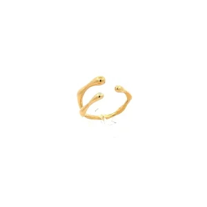 ANEL ABERTO INOX GOLD