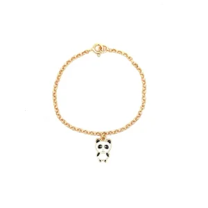 PULSEIRA ELO PORTUGUES INFANTIL FOLHEADO 14cm